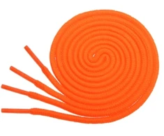 RAINBOW Apvalūs batraiščiai 3 mm 120 cm, spalva ryškiai oranžinė