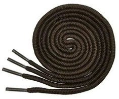 RAINBOW Apvalūs batraiščiai 3 mm 120 cm, spalva tamsiai ruda
