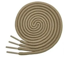 RAINBOW Apvalūs batraiščiai 3 mm 120 cm, pilkai ruda