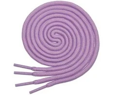 RAINBOW Apvalūs batraiščiai 3 mm 120 cm, spalva šviesiai voletinė