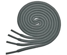 RAINBOW Apvalūs batraiščiai 3 mm 120 cm, spalva tamsiai pilka