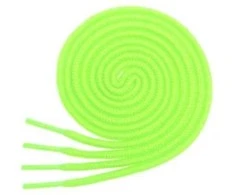 RAINBOW Apvalūs batraiščiai 3 mm 80 cm, spalva ryškiai žalia