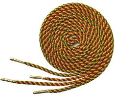RAINBOW Apvalūs batraiščiai 3 mm 80 cm, trispalviai