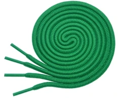 RAINBOW Apvalūs batraiščiai 3 mm 80 cm, spalva žalia