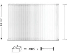 RAINBOW Automatiniai etikečių laikikliai 5000 vnt. 65 mm, skaidrūs
