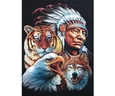 RAINBOW Deimantinio paveikslo-mozaikos 5D rinkinys (akučių klijavimas) 30x40 cm DK41099