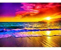 RAINBOW Deimantinio paveikslo-mozaikos 5D rinkinys (akučių klijavimas) 30x40 cm DK41213