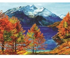 RAINBOW Deimantinio paveikslo-mozaikos 5D rinkinys (akučių klijavimas) 30x40 cm DK41081