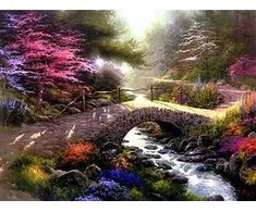 RAINBOW Deimantinio paveikslo-mozaikos 5D rinkinys (akučių klijavimas) 25x30 cm DK32221