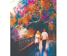 RAINBOW Deimantinio paveikslo-mozaikos 5D rinkinys (akučių klijavimas) 30x40 cm DK41162