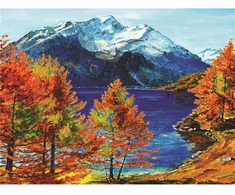 RAINBOW Deimantinio paveikslo-mozaikos 5D rinkinys (akučių klijavimas) 30x40 cm DK41081