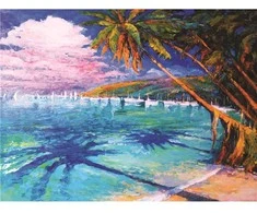 RAINBOW Deimantinio paveikslo-mozaikos 5D rinkinys (akučių klijavimas) 30x40 cm DK41082