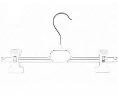 RAINBOW Didelis pakabas kelnėms ir sijonams 40 cm, baltas