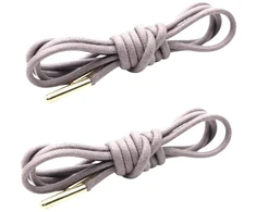 RAINBOW Elastiniai apvalūs batraiščiai 3 mm 70 cm su metaliniais antgaliais, spalva rusva
