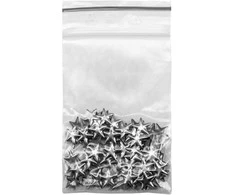 RAINBOW Metalinės detalės termoklijuojamos žvaigždutės 8 mm 2,0 g