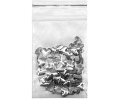 RAINBOW Metalinės detalės termoklijuojamos širdelės 7x6 mm 1,6 g