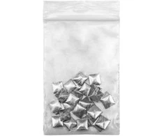 RAINBOW Metalinės detalės termoklijuojamos kvadratinės 5 mm 2,0 g