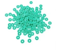 RAINBOW Plokšti karoliukai 6x1 mm 100 vnt., spalva 23
