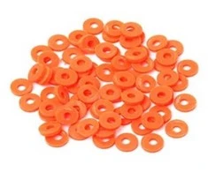 RAINBOW Plokšti karoliukai 6x1 mm 100 vnt., spalva 28