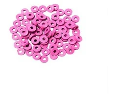 RAINBOW Plokšti karoliukai 6x1 mm 100 vnt., spalva 46
