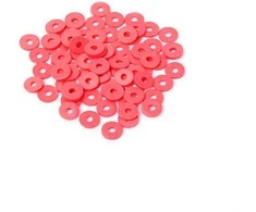 RAINBOW Plokšti karoliukai 6x1 mm 100 vnt., spalva 31