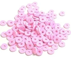 RAINBOW Plokšti karoliukai 6x1 mm 100 vnt., spalva 41