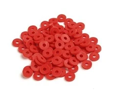 RAINBOW Plokšti karoliukai 6x1 mm 100 vnt., spalva 35