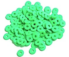 RAINBOW Plokšti karoliukai 6x1 mm 100 vnt., spalva 15