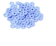 RAINBOW Plokšti karoliukai 6x1 mm 100 vnt., spalva 56