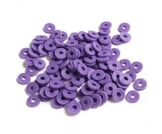 RAINBOW Plokšti karoliukai 6x1 mm 100 vnt., spalva 50