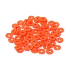 RAINBOW Plokšti karoliukai 6x1 mm 100 vnt., spalva 27