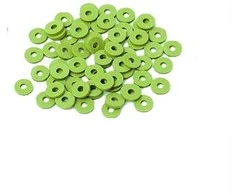 RAINBOW Plokšti karoliukai 6x1 mm 100 vnt., spalva 17