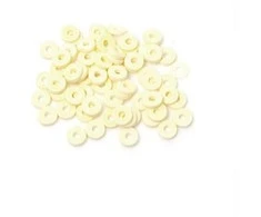 RAINBOW Plokšti karoliukai 6x1 mm 100 vnt., spalva 5
