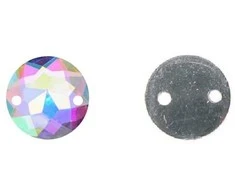 RAINBOW Prisiuvama akrilo akutė 10 mm, spalva perlamutrinė