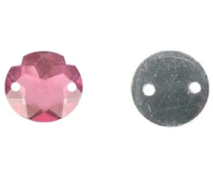 RAINBOW Prisiuvama akrilo akutė 10 mm, spalva šviesiai rožinė