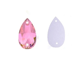RAINBOW Prisiuvama akrilo akutė 12x19 mm, spalva šviesiai violetinė