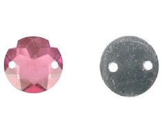 RAINBOW Prisiuvama akrilo akutė 4 mm, spalva šviesiai rožinė