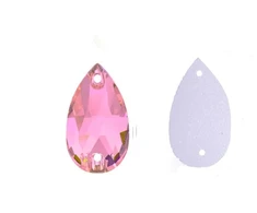 RAINBOW Prisiuvama akrilo akutė 8x13 mm, spalva šviesiai violetinė
