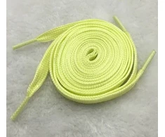 RAINBOW Šviesą atspindintys plokšti batraIščiai 8 mm 120 cm, spalva gelsva