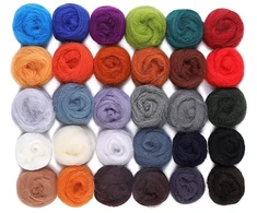 RAINBOW Vilnos vėlimui rinkinys, 300g, 30 spalvų