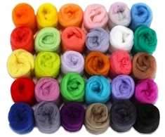 RAINBOW Vilnos vėlimui rinkinys, 300g, 30 spalvų