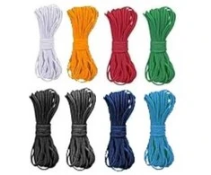 RAINBOW Virvutės karolikų vėrimui 8 spalvos po 1 m