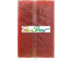 Stikliniai apvalūs karoliukai (biseris) Nr. 6/0 RainBow® 500g, spalva 5