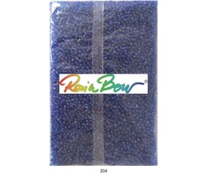 Stikliniai apvalūs karoliukai (biseris) Nr. 6/0 RainBow® 500g, spalva 304