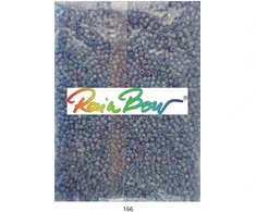Stikliniai apvalūs karoliukai (biseris) Nr. 6/0 RainBow® 500g, spalva 166