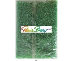 Stikliniai apvalūs karoliukai (biseris) Nr. 6/0 RainBow® 500g, spalva M7