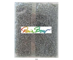 Stikliniai apvalūs karoliukai (biseris) Nr. 6/0 RainBow® 500g, spalva 112