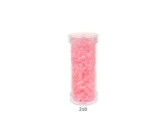 Stikliniai apvalūs karoliukai (biseris) Nr. 6/0 RainBow® plastikinėje tūbelėje 25 g, spalva 210