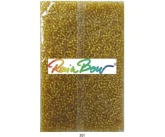 Stikliniai apvalūs karoliukai (biseris) Nr. 6/0 RainBow® 500g, spalva 301