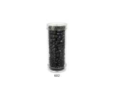 Stikliniai apvalūs karoliukai (biseris) Nr. 6/0 RainBow® plastikinėje tūbelėje 25 g, spalva 602